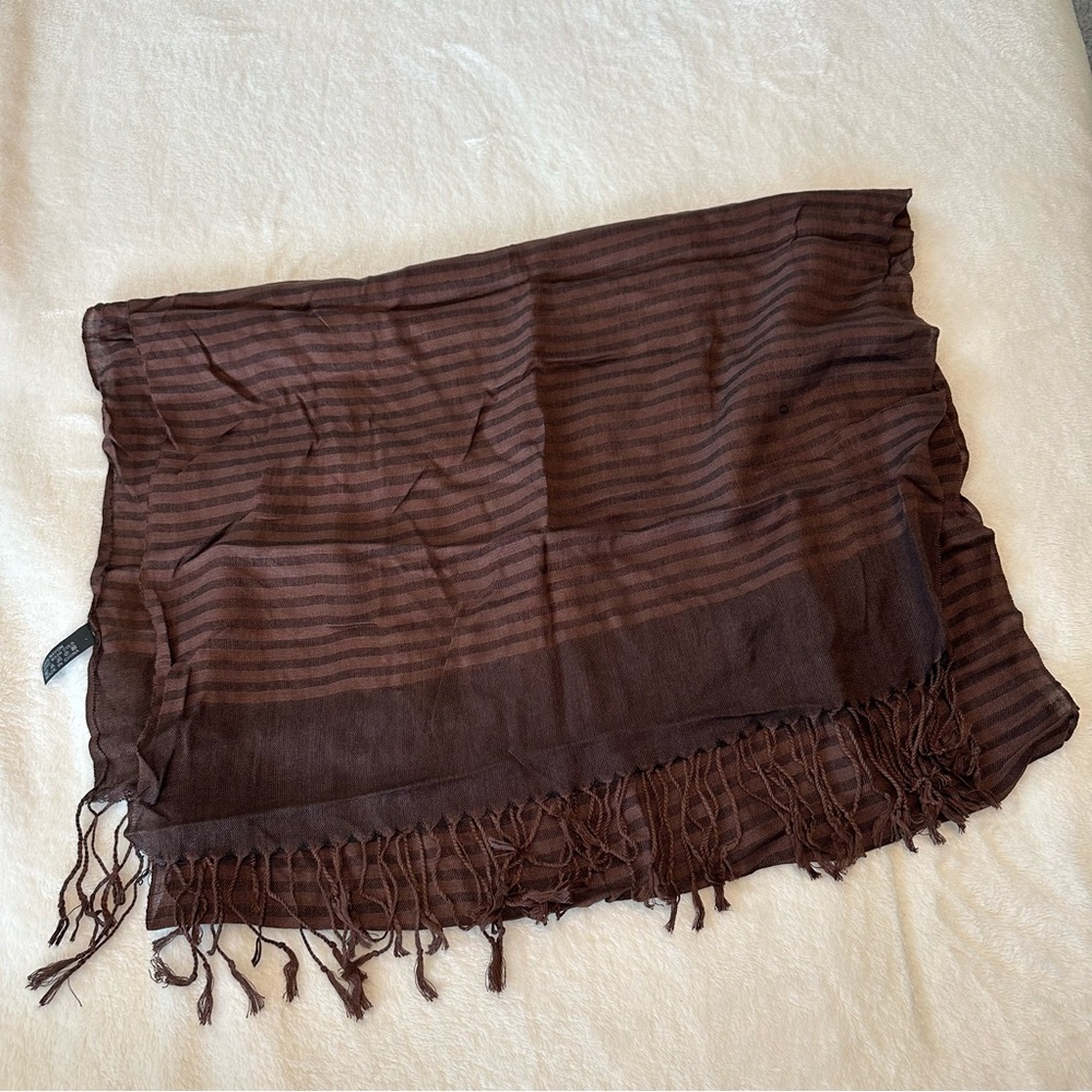 Brown scarf